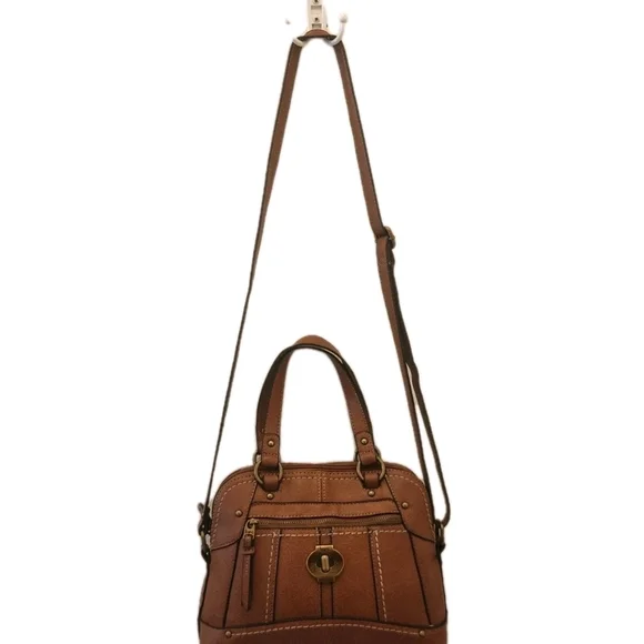 b.o.c. Tan Shoulder Bag with Gold Accents - Picture 2 of 7